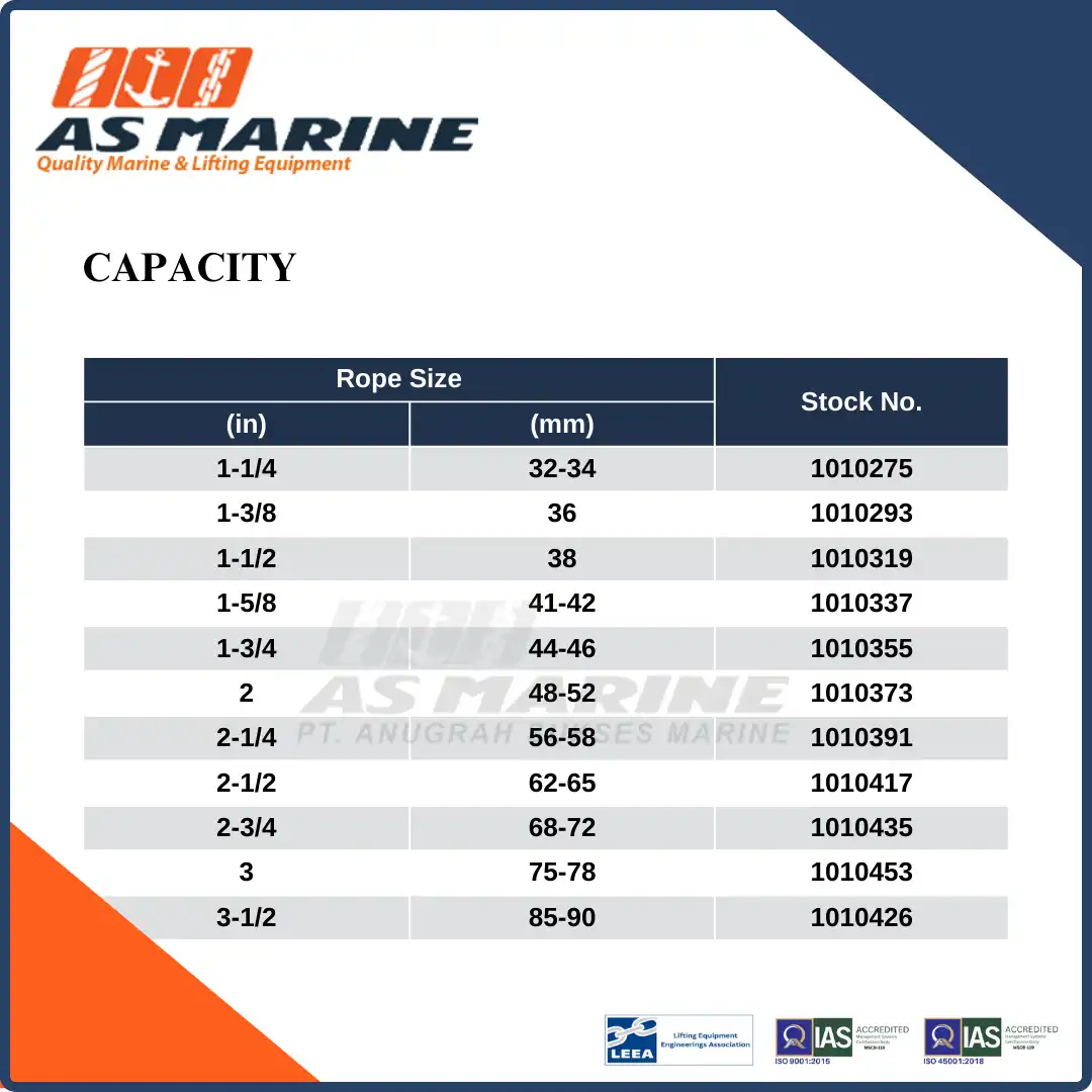 Capacity Crosby USA G450